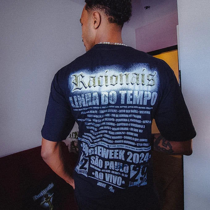 Camiseta Racionais Sobrevivendo no inferno