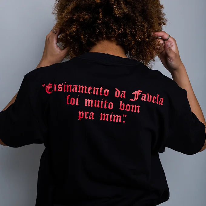 Camiseta Racionais Frase