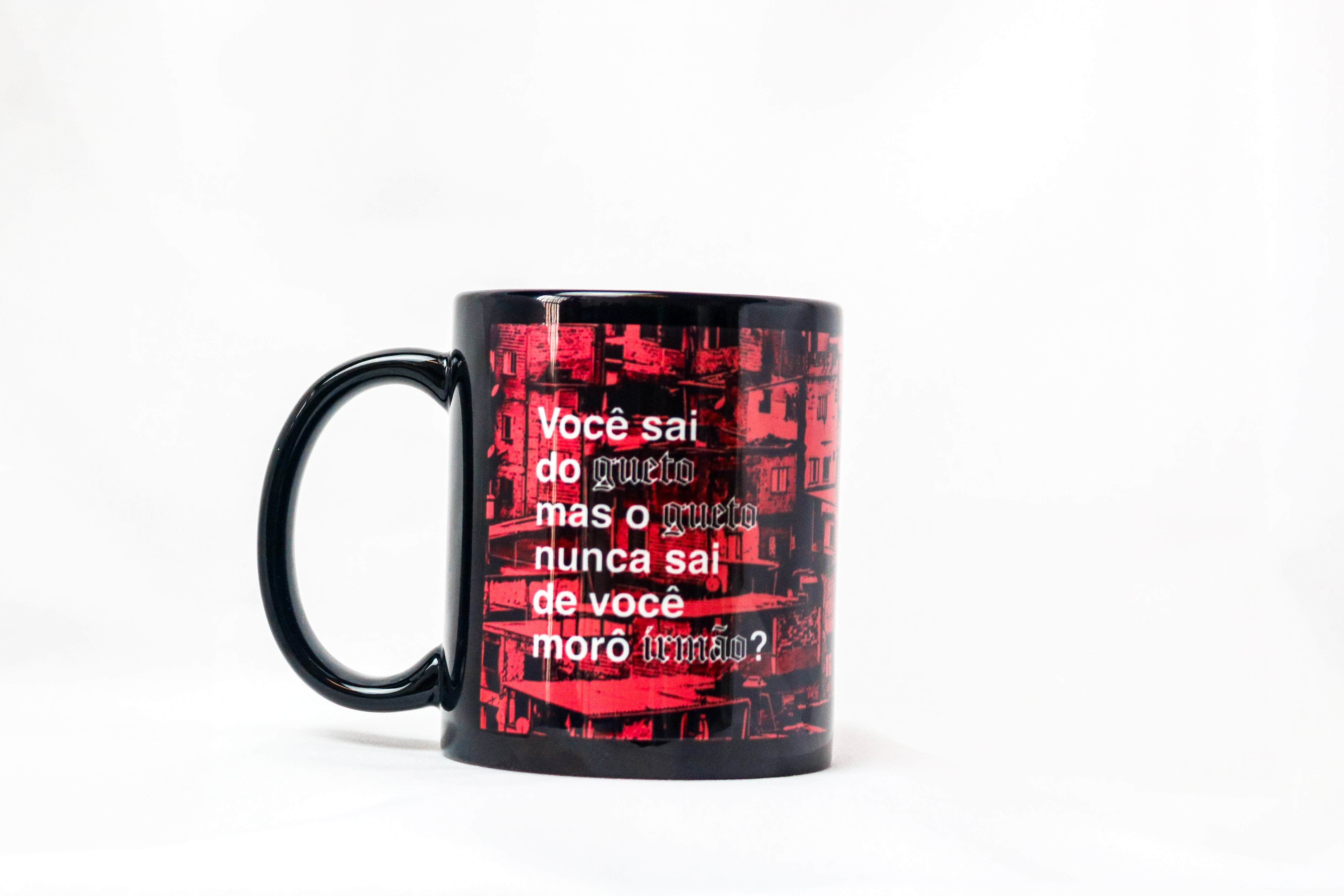 Caneca Racionais - O Quinto Elemento - Gueto Preta