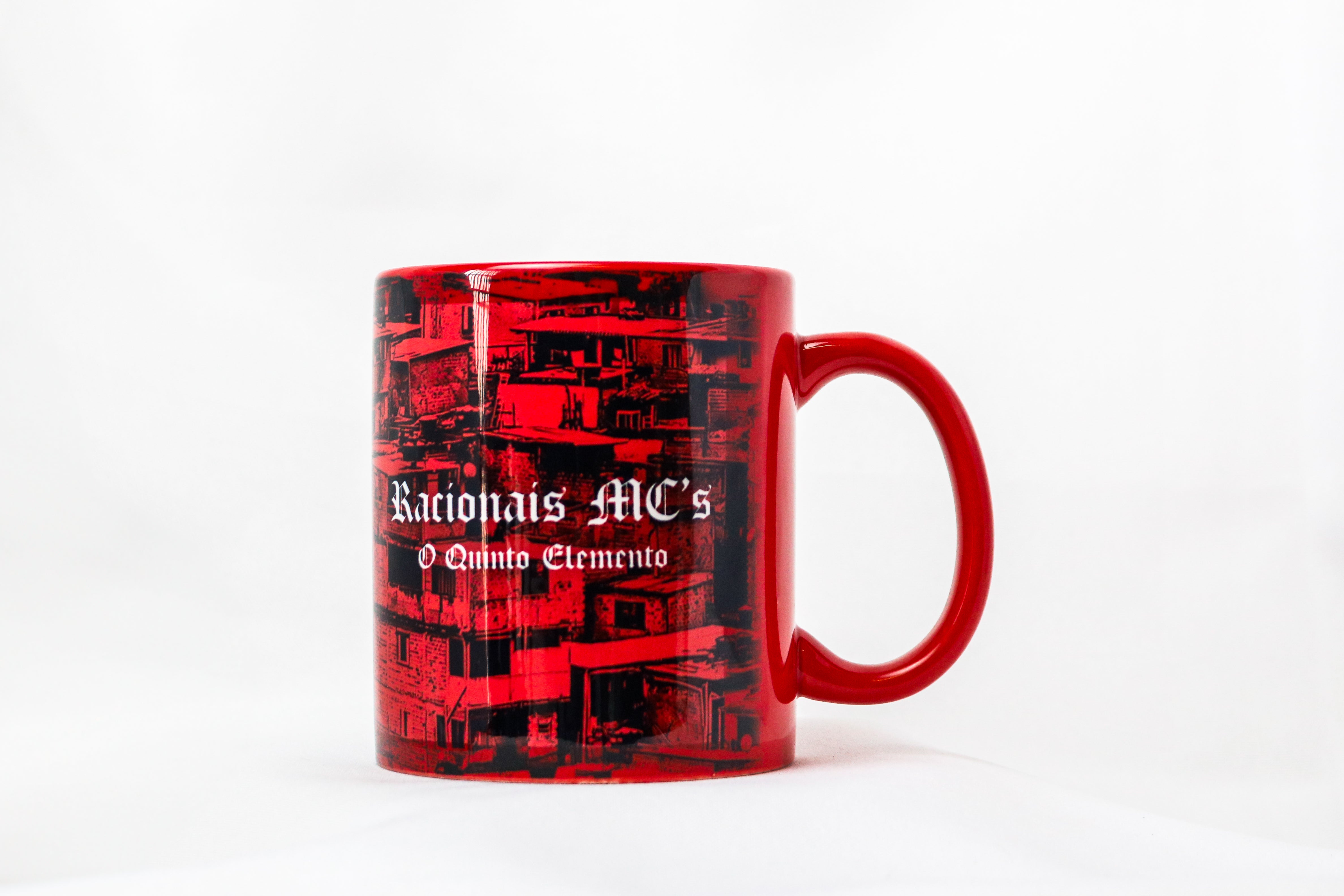 Caneca Racionais -  O Quinto Elemento - Gueto Vermelha